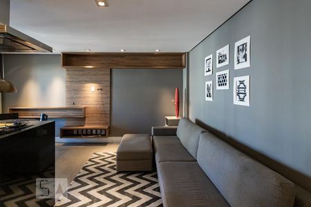 Sala de apartamento à venda com 1 quarto, 52m² em Vila Olímpia, São Paulo