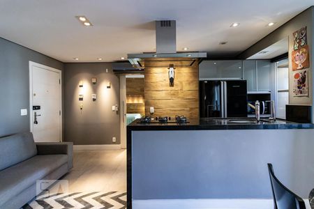 Sala de apartamento à venda com 1 quarto, 52m² em Vila Olímpia, São Paulo