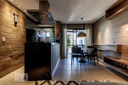 Sala de apartamento à venda com 1 quarto, 52m² em Vila Olímpia, São Paulo