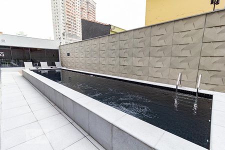 Área Comum - Piscina de kitnet/studio para alugar com 1 quarto, 22m² em Jardim das Acácias, São Paulo