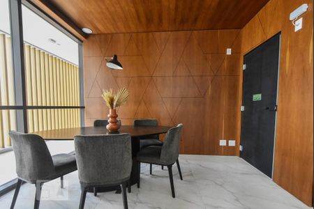 Área Comum - Hall de kitnet/studio para alugar com 1 quarto, 22m² em Jardim das Acácias, São Paulo