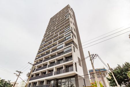 Fachada de kitnet/studio para alugar com 1 quarto, 22m² em Jardim das Acácias, São Paulo