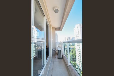 Studio à venda com 52m², 1 quarto e 1 vagaVaranda