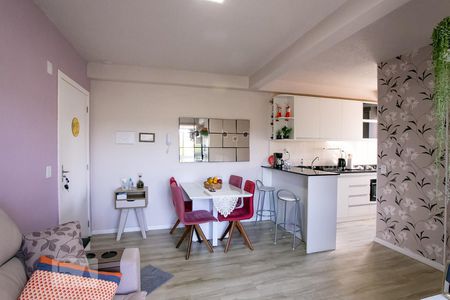 Sala/Cozinha de apartamento à venda com 2 quartos, 50m² em Vila Nova, Porto Alegre