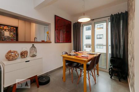 Sala de jantar de apartamento à venda com 2 quartos, 62m² em Pinheiros, São Paulo
