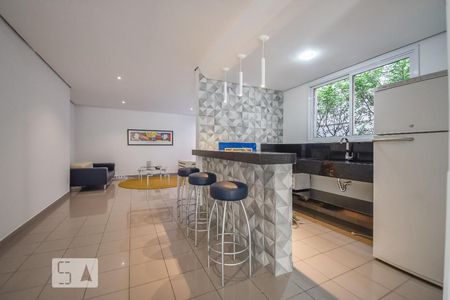 Apartamento para alugar com 30m², 1 quarto e 1 vaga Apartamento para alugar com 30m², 1 quarto e 1 vagaÁrea comum - Salão de festas