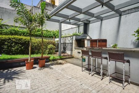 Apartamento para alugar com 30m², 1 quarto e 1 vaga Apartamento para alugar com 30m², 1 quarto e 1 vagaÁrea comum - Churrasqueira