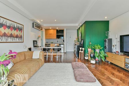 Sala de apartamento à venda com 1 quarto, 60m² em Pinheiros, São Paulo