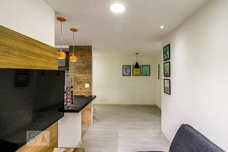 Sala de apartamento para alugar com 1 quarto, 43m² em Jardim das Acácias, São Paulo