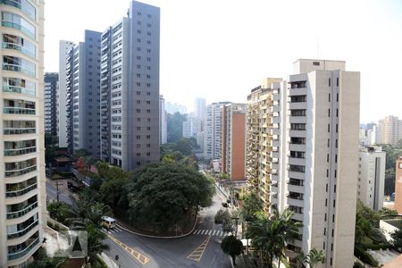Vista da Sala de apartamento para alugar com 3 quartos, 157m² em Vila Andrade, São Paulo
