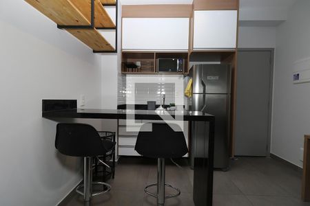 Studio - Cozinha Americana de kitnet/studio para alugar com 1 quarto, 40m² em Pinheiros, São Paulo