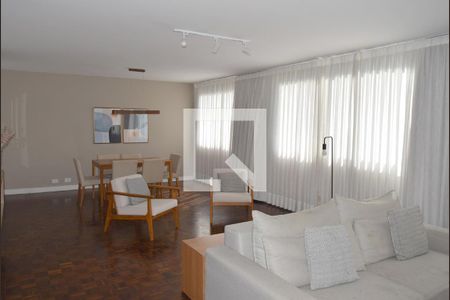 Sala de apartamento para alugar com 4 quartos, 186m² em Jardim Paulista, São Paulo