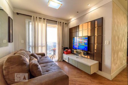 Sala de Estar de apartamento à venda com 3 quartos, 69m² em Barcelona, São Caetano do Sul
