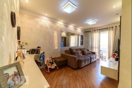 Sala de Estar de apartamento à venda com 3 quartos, 69m² em Barcelona, São Caetano do Sul
