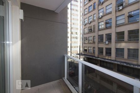 Varanda de kitnet/studio para alugar com 1 quarto, 23m² em Centro, São Paulo