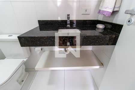 Apartamento para alugar com 30m², 1 quarto e sem vagaDetalhe do banheiro