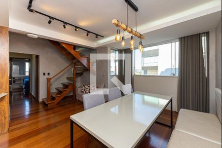 Sala de Jantar de apartamento para alugar com 4 quartos, 179m² em Dona Clara, Belo Horizonte