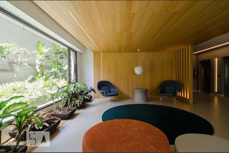 Hall de entrada de apartamento para alugar com 1 quarto, 45m² em Pinheiros, São Paulo