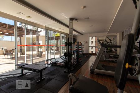 Apartamento para alugar com 25m², 1 quarto e sem vagaAcademia
