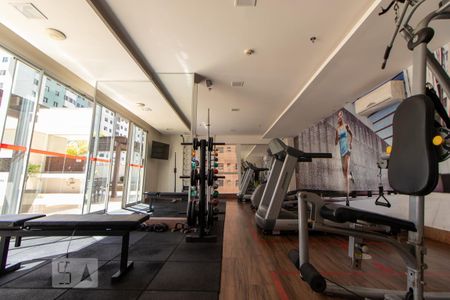 Apartamento para alugar com 25m², 1 quarto e sem vagaAcademia