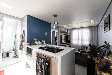 Sala e Cozinha de apartamento para alugar com 2 quartos, 45m² em Jardim América da Penha, São Paulo