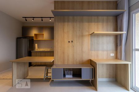 Sala de kitnet/studio para alugar com 1 quarto, 34m² em Tamboré, Barueri