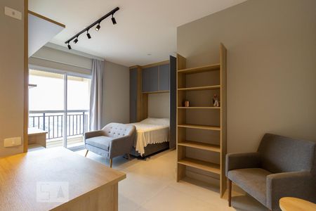 Sala de kitnet/studio para alugar com 1 quarto, 34m² em Tamboré, Barueri