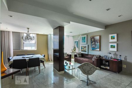 Sala de apartamento à venda com 3 quartos, 200m² em São Pedro, Belo Horizonte