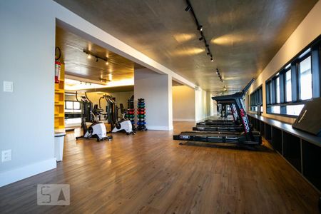 Studio para alugar com 33m², 1 quarto e 1 vaga Studio para alugar com 33m², 1 quarto e 1 vagaÁrea comum - Academia