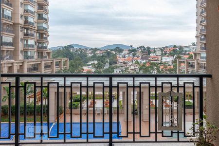 Vista da Varanda da Sala de apartamento para alugar com 4 quartos, 107m² em Alphaville Conde Ii, Barueri