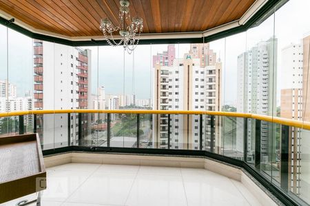 Varanda da Sala de apartamento à venda com 3 quartos, 150m² em Jardim Anália Franco, São Paulo