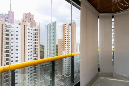 Varanda da Sala de apartamento à venda com 3 quartos, 150m² em Jardim Anália Franco, São Paulo