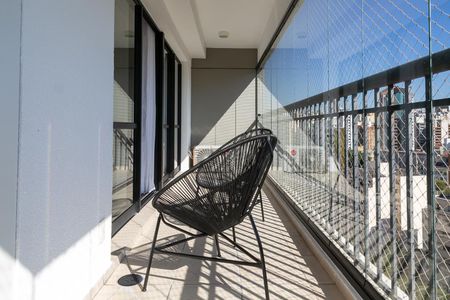 Varanda de apartamento para alugar com 1 quarto, 42m² em Santa Cecília, São Paulo