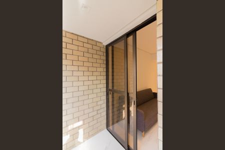 Varanda Sala de kitnet/studio para alugar com 1 quarto, 37m² em Moema, São Paulo