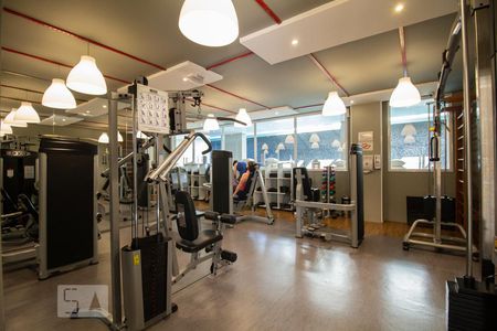 Apartamento para alugar com 47m², 1 quarto e 1 vaga Apartamento para alugar com 47m², 1 quarto e 1 vagaAcademia