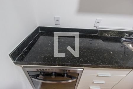 Apartamento para alugar com 26m², 1 quarto e 1 vagaDetalhe da cozinha