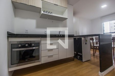 Apartamento para alugar com 26m², 1 quarto e 1 vagaDetalhe da cozinha