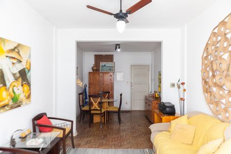 Sala de apartamento para alugar com 1 quarto, 66m² em José Menino, Santos