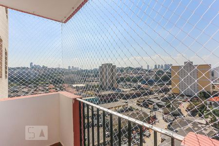 Varanda da Sala de apartamento para alugar com 3 quartos, 82m² em Vila Polopoli, São Paulo