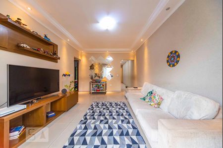 Sala de apartamento à venda com 3 quartos, 110m² em Vila Eldizia, Santo André