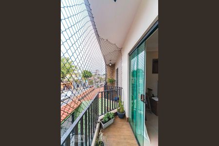 Varanda da Sala de apartamento à venda com 3 quartos, 110m² em Vila Eldizia, Santo André
