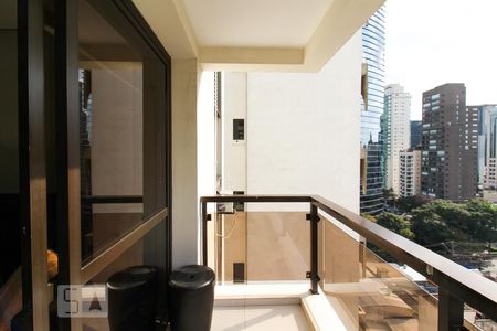 Varanda  de apartamento à venda com 1 quarto, 45m² em Itaim Bibi, São Paulo