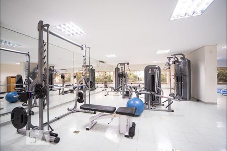 Apartamento para alugar com 45m², 1 quarto e 1 vaga Apartamento para alugar com 45m², 1 quarto e 1 vagaÁrea comum - Academia