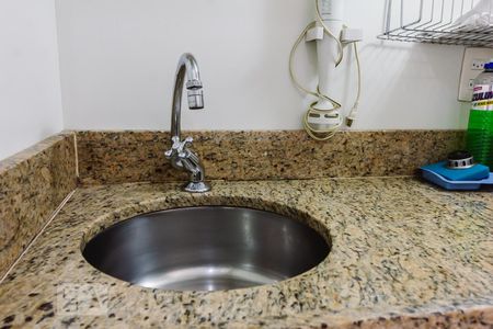 Studio à venda com 31m², 1 quarto e 1 vagaCozinha Pia