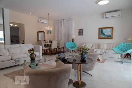 Sala de casa de condomínio à venda com 6 quartos, 470m² em Barra da Tijuca, Rio de Janeiro