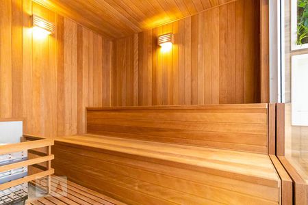 Studio para alugar com 39m², 1 quarto e 1 vaga Studio para alugar com 39m², 1 quarto e 1 vagaÁrea comum - Sauna