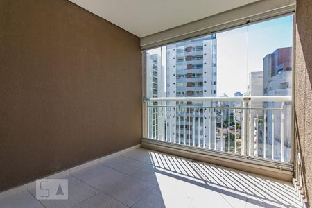 Varanda da Sala de casa para alugar com 1 quarto, 48m² em Bela Vista, São Paulo