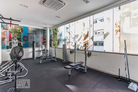 Casa para alugar com 48m², 1 quarto e 1 vaga Casa para alugar com 48m², 1 quarto e 1 vagaÁrea Comum - Academia