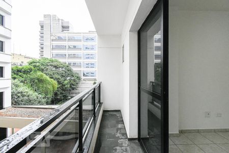 Sala - Varanda de apartamento para alugar com 1 quarto, 53m² em Pinheiros, São Paulo