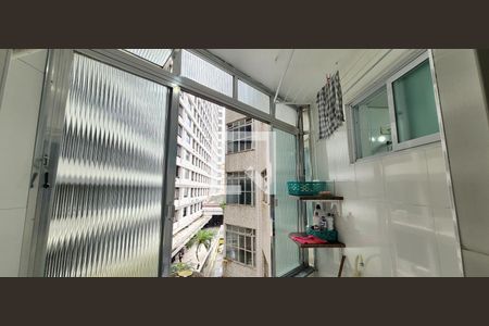 Studio para alugar com 35m², 1 quarto e 1 vagaDetalhe da area de serviço